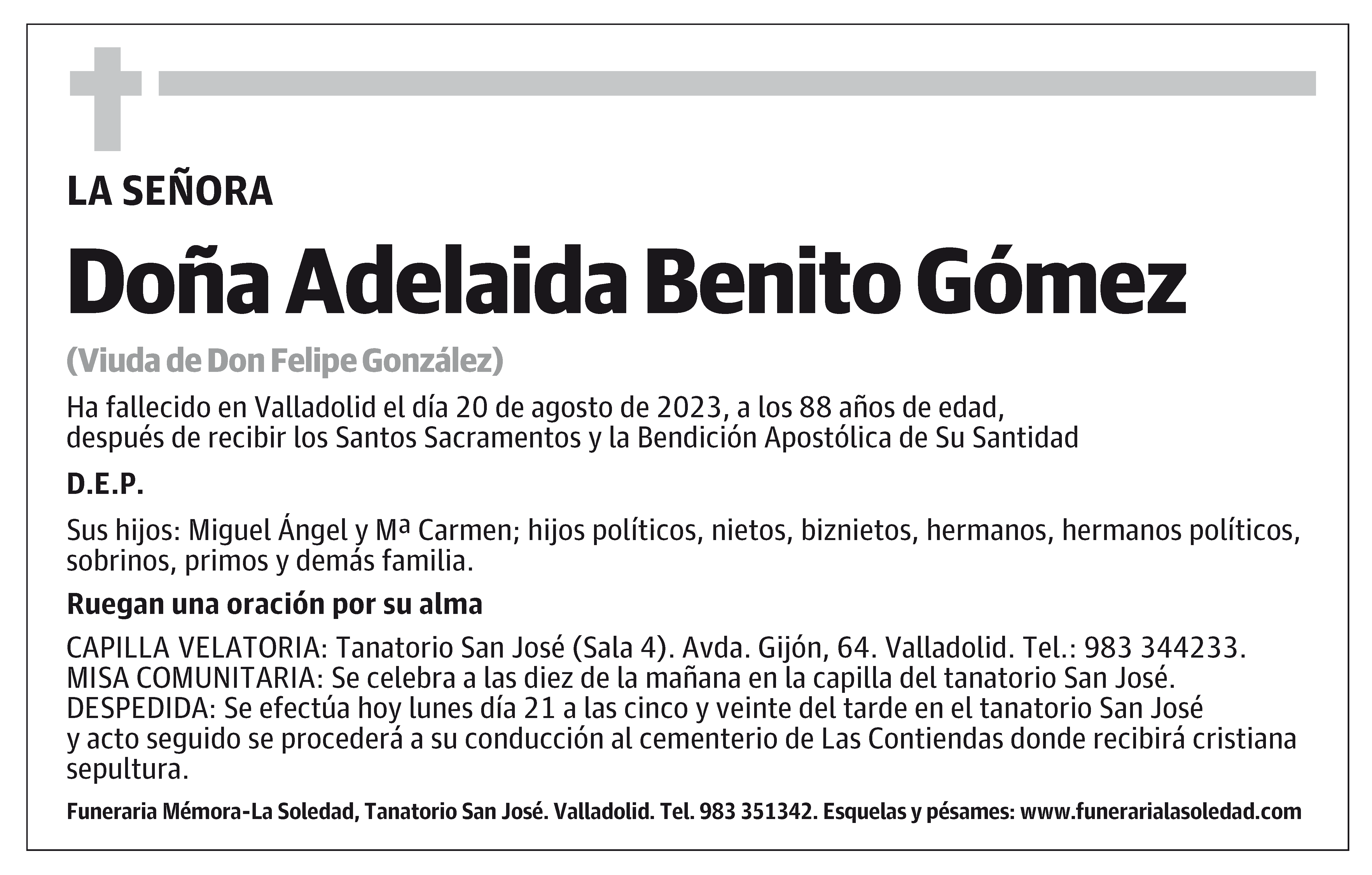 Adelaida Benito Gómez