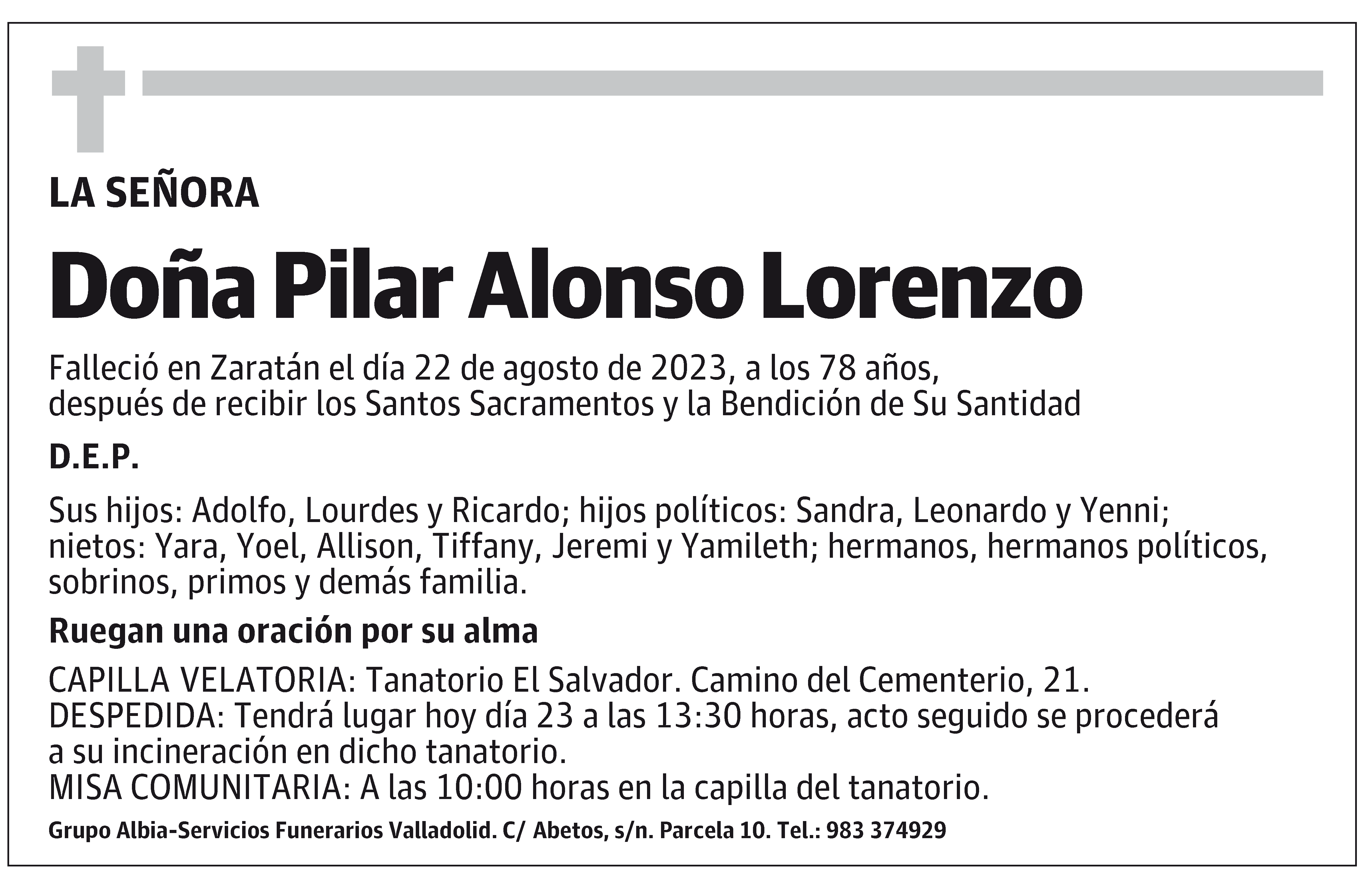 Pilar Alonso Lorenzo