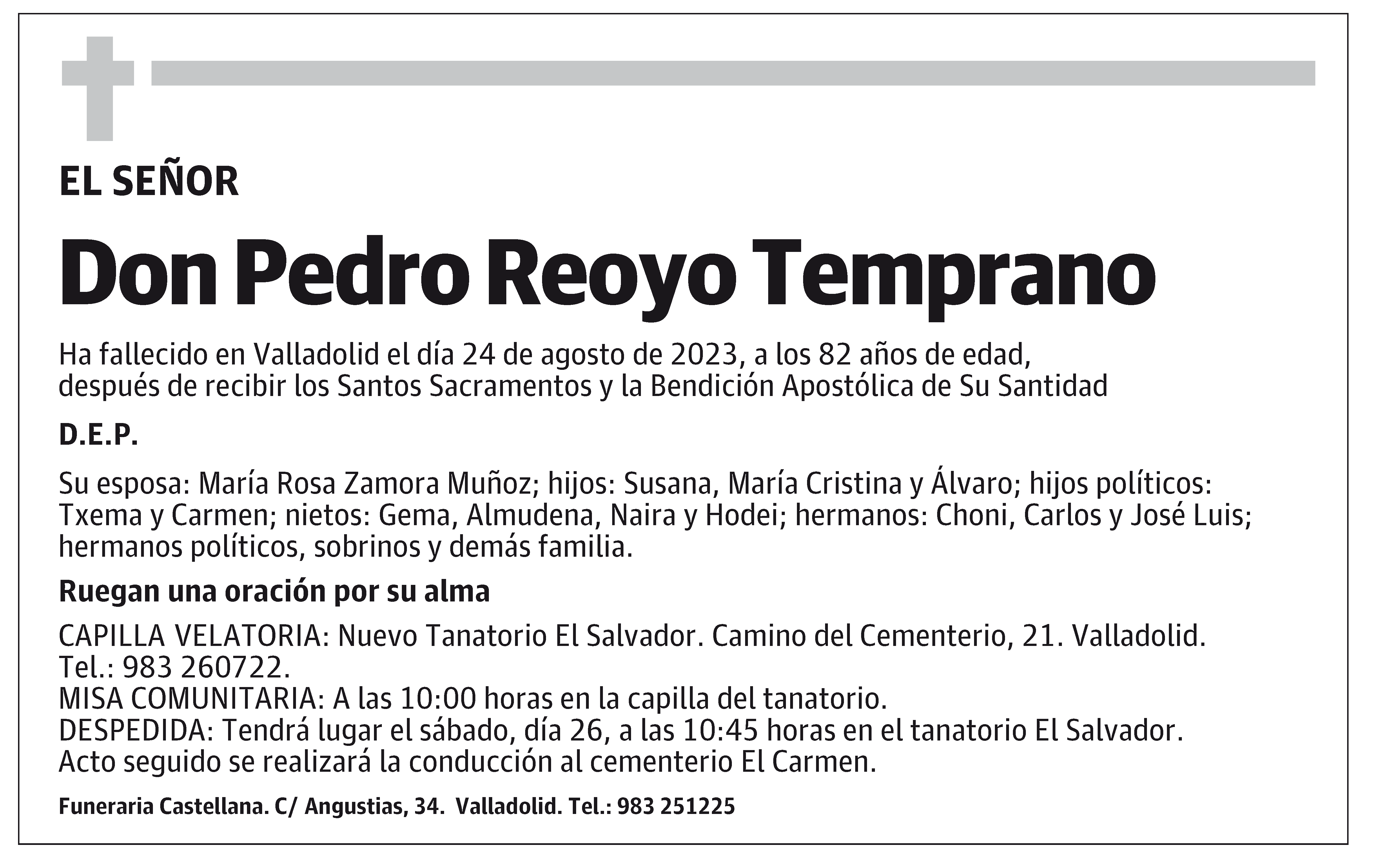 Pedro Reoyo Temprano