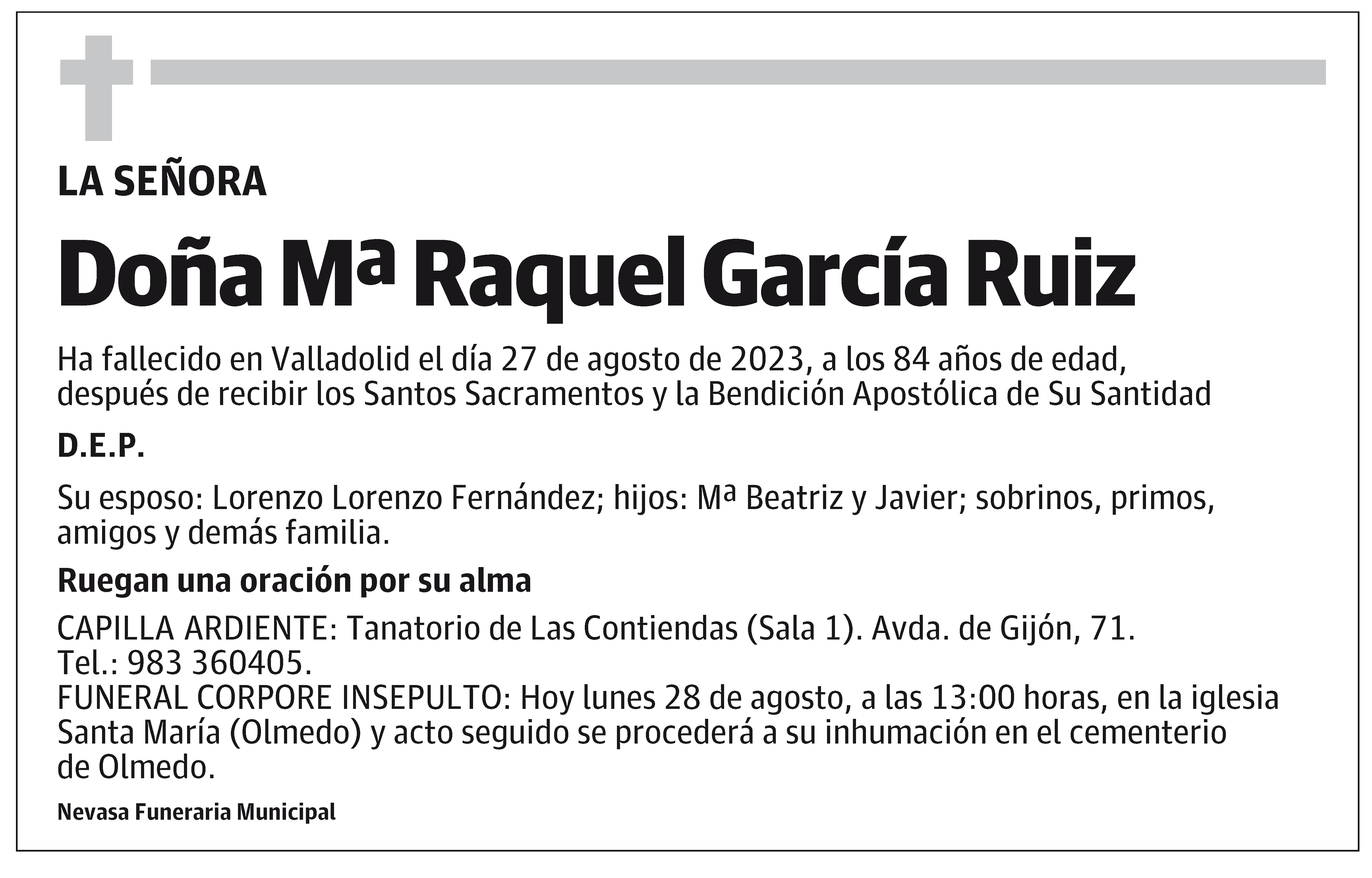 Mª Raquel García Ruiz