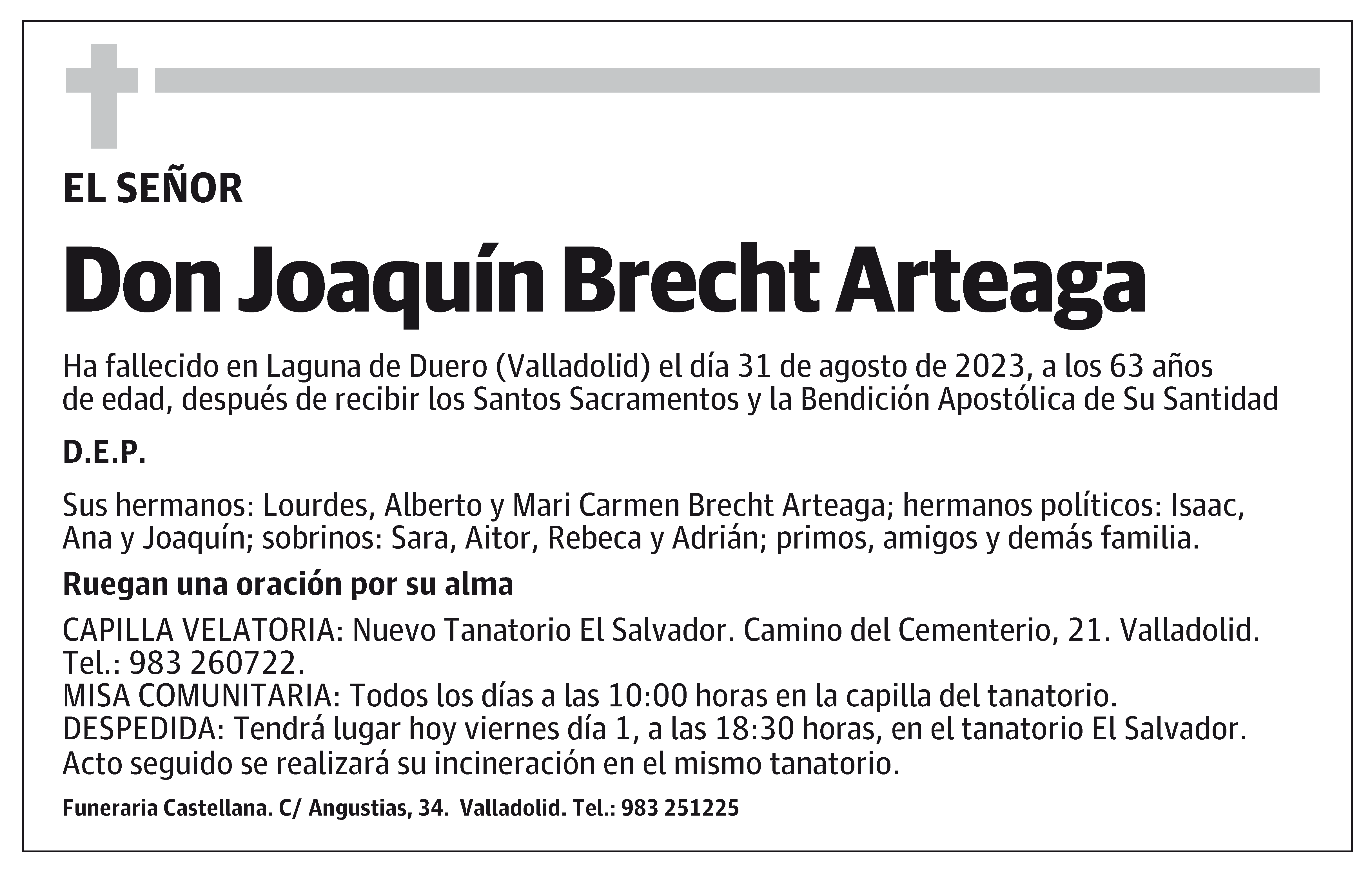 Joaquín Brecht Arteaga