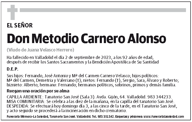 Metodio Carnero Alonso
