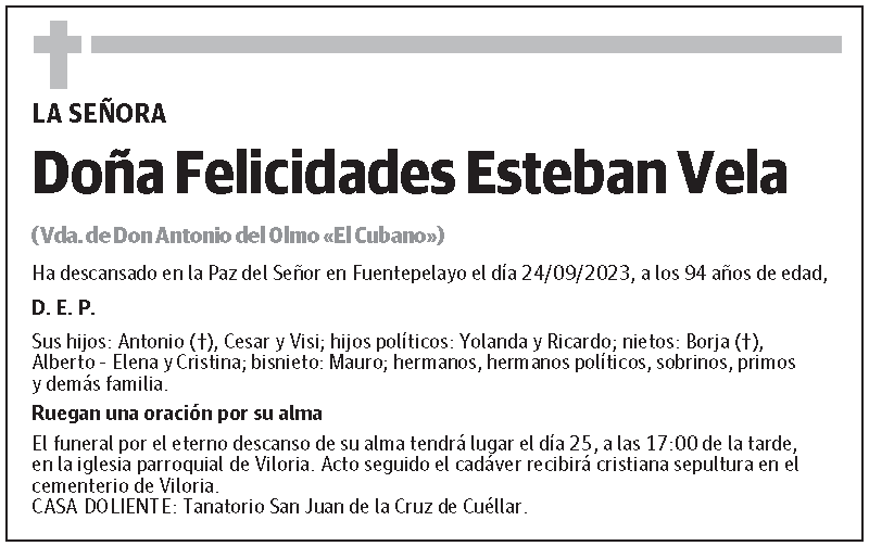 Felicidades Esteban Vela