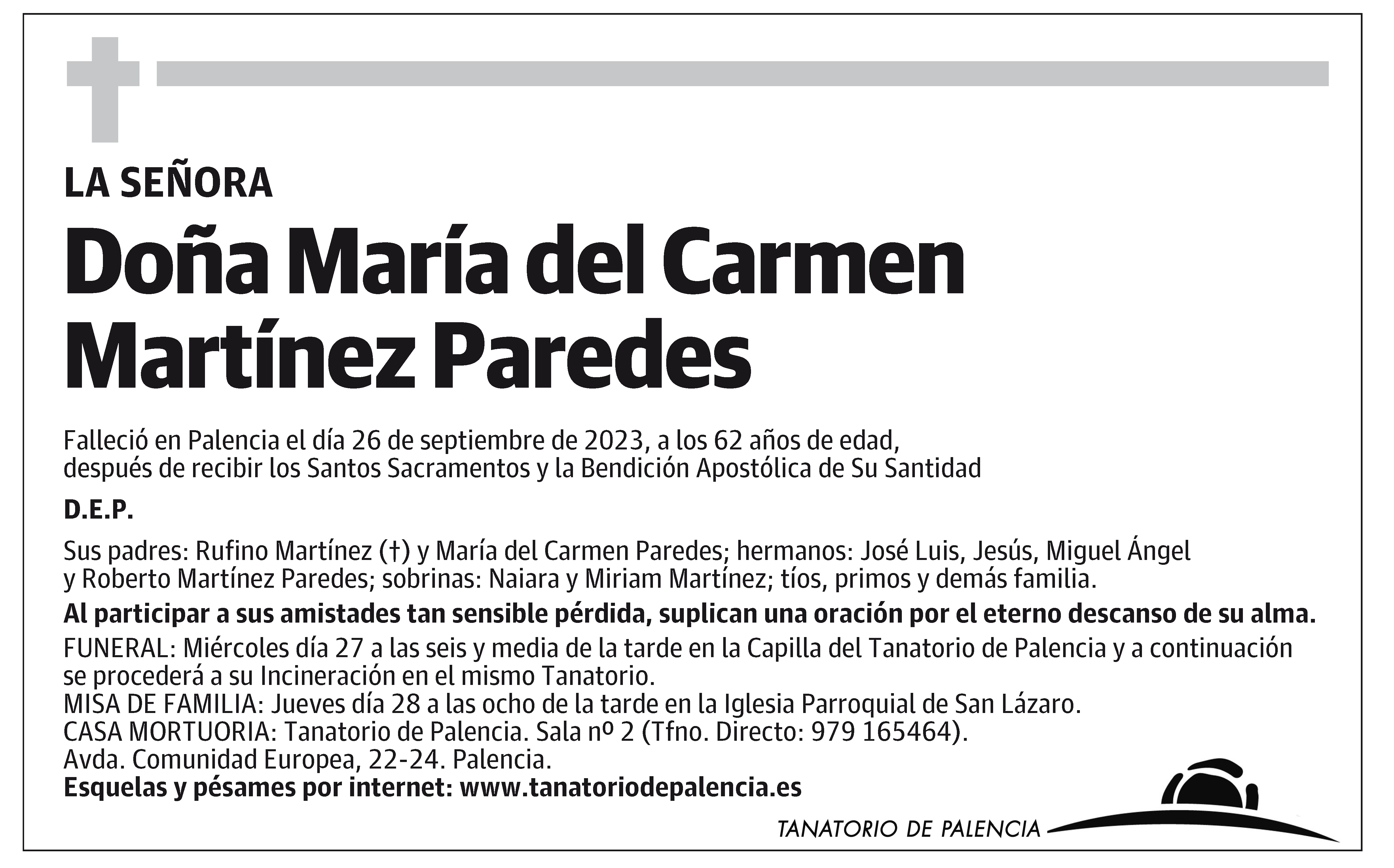 María del Carmen Martínez Paredes