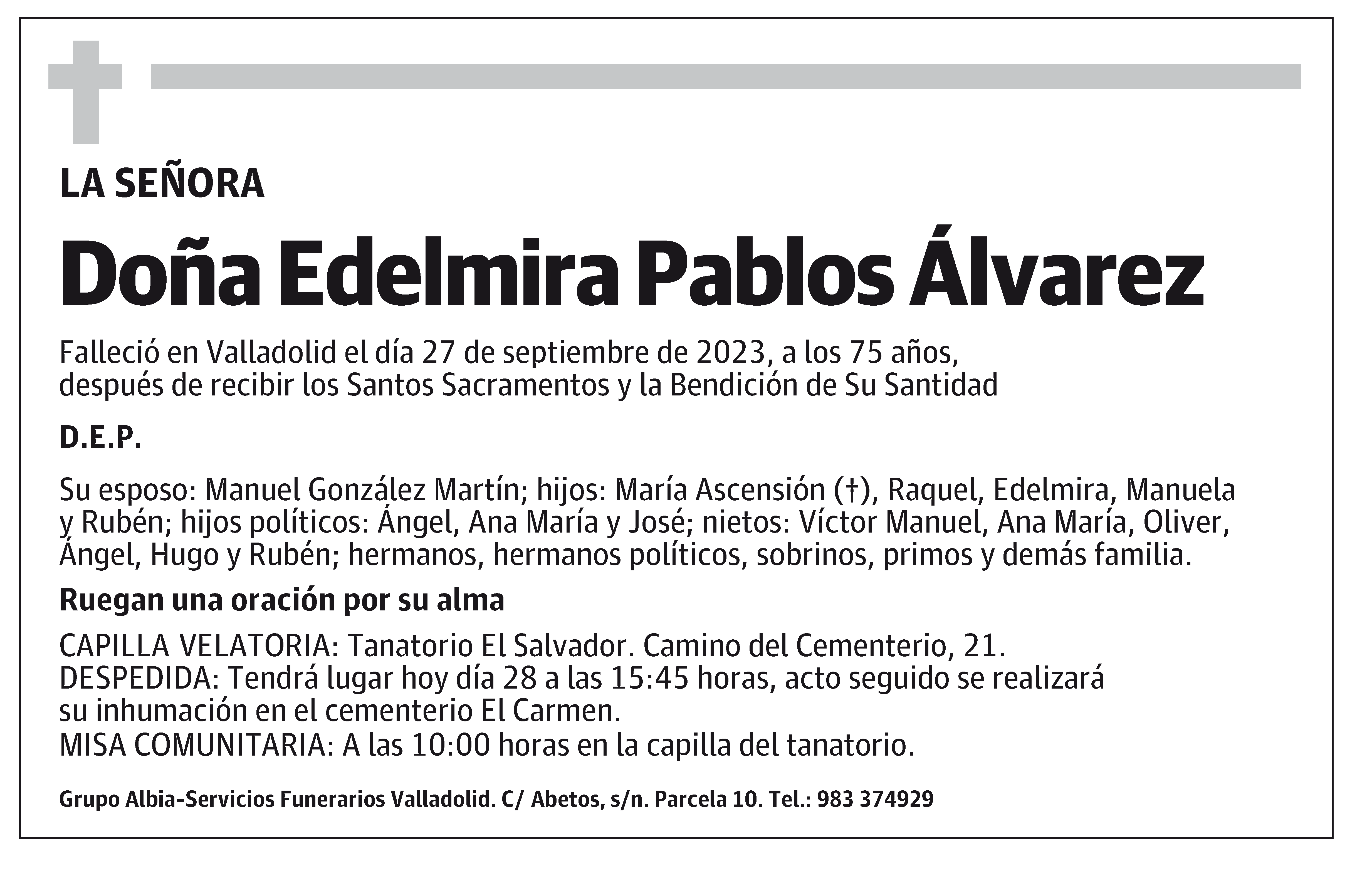 Edelmira Pablos Álvarez