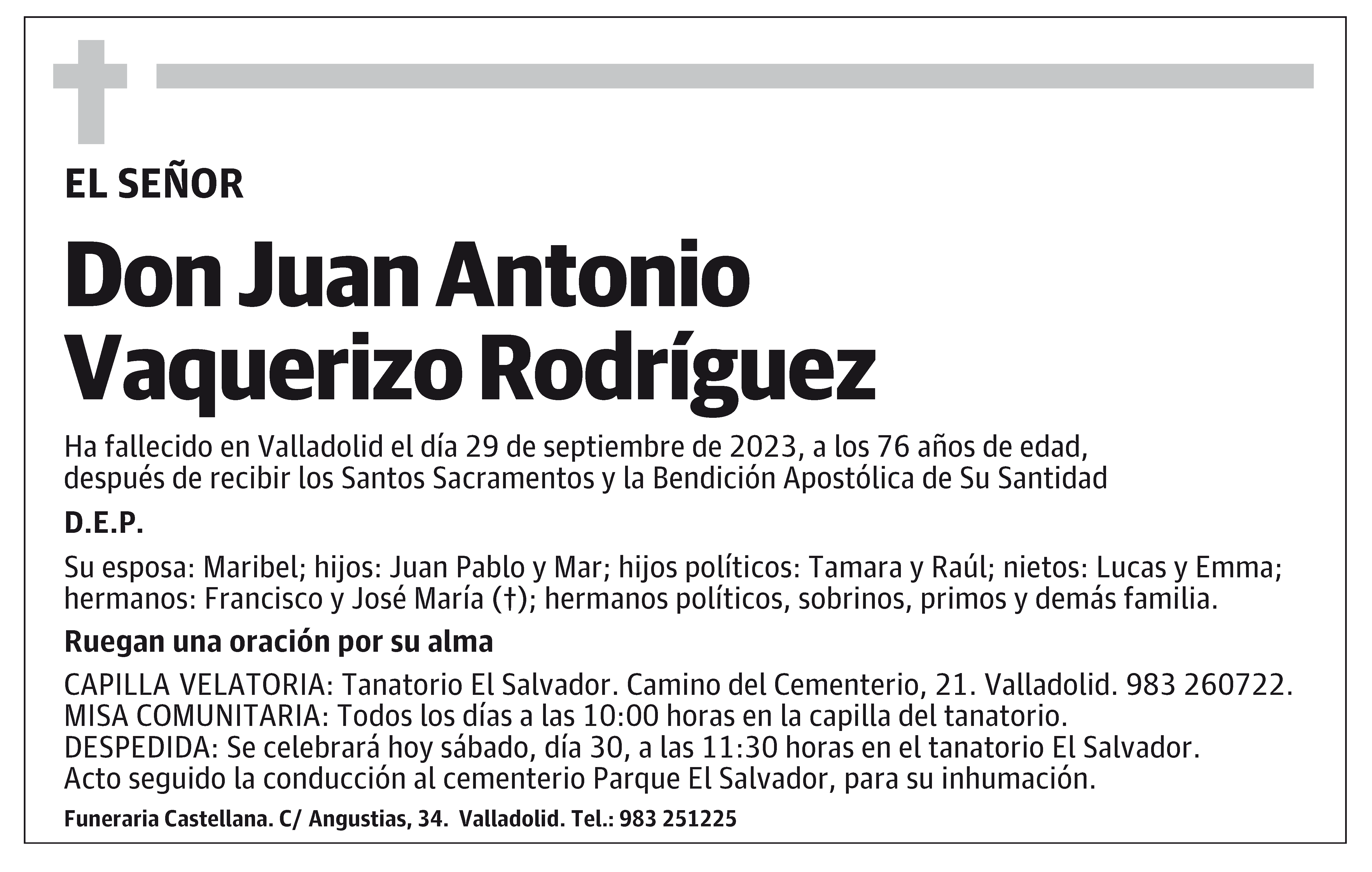 Juan Antonio Vaquerizo Rodríguez