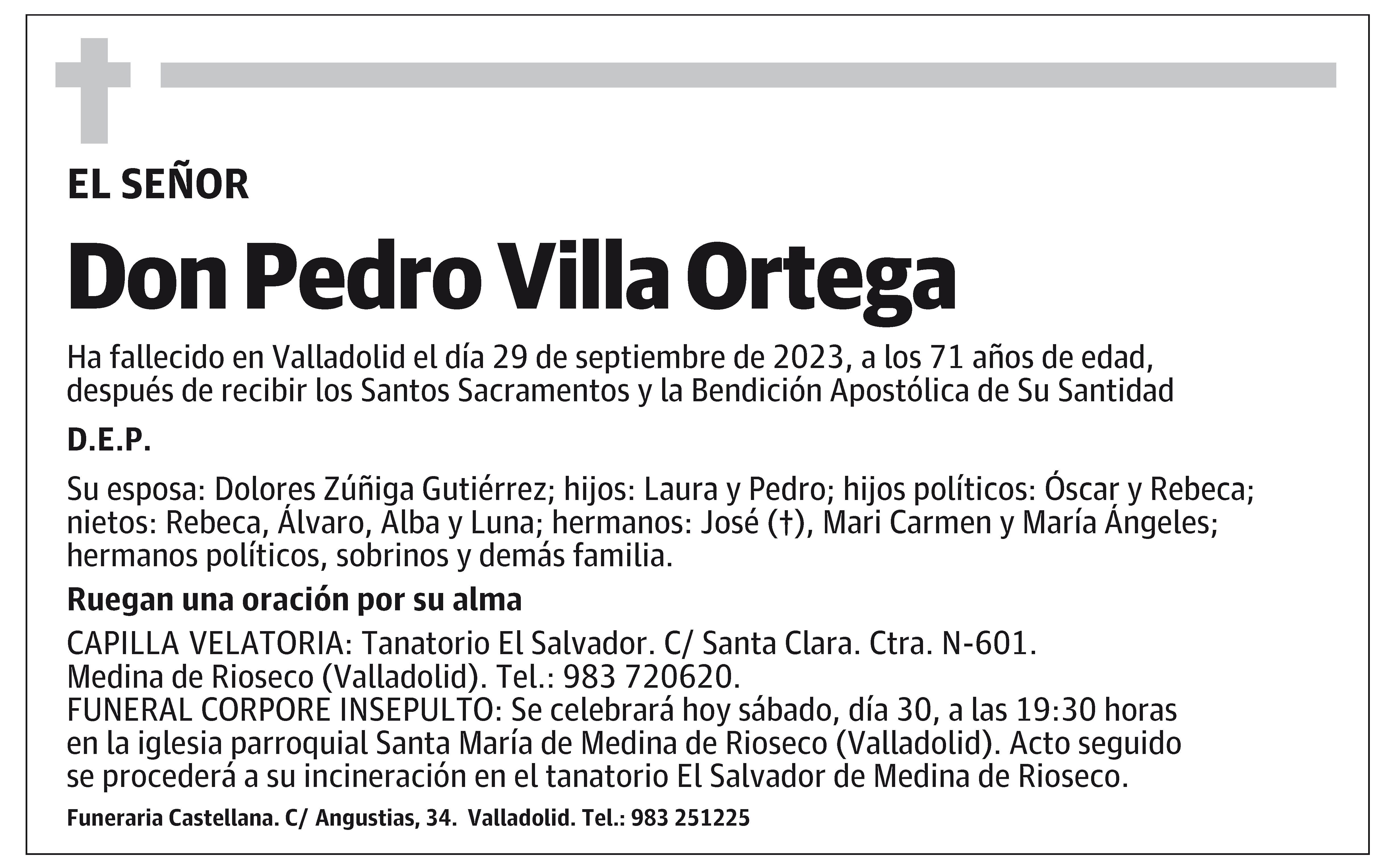 Pedro Villa Ortega