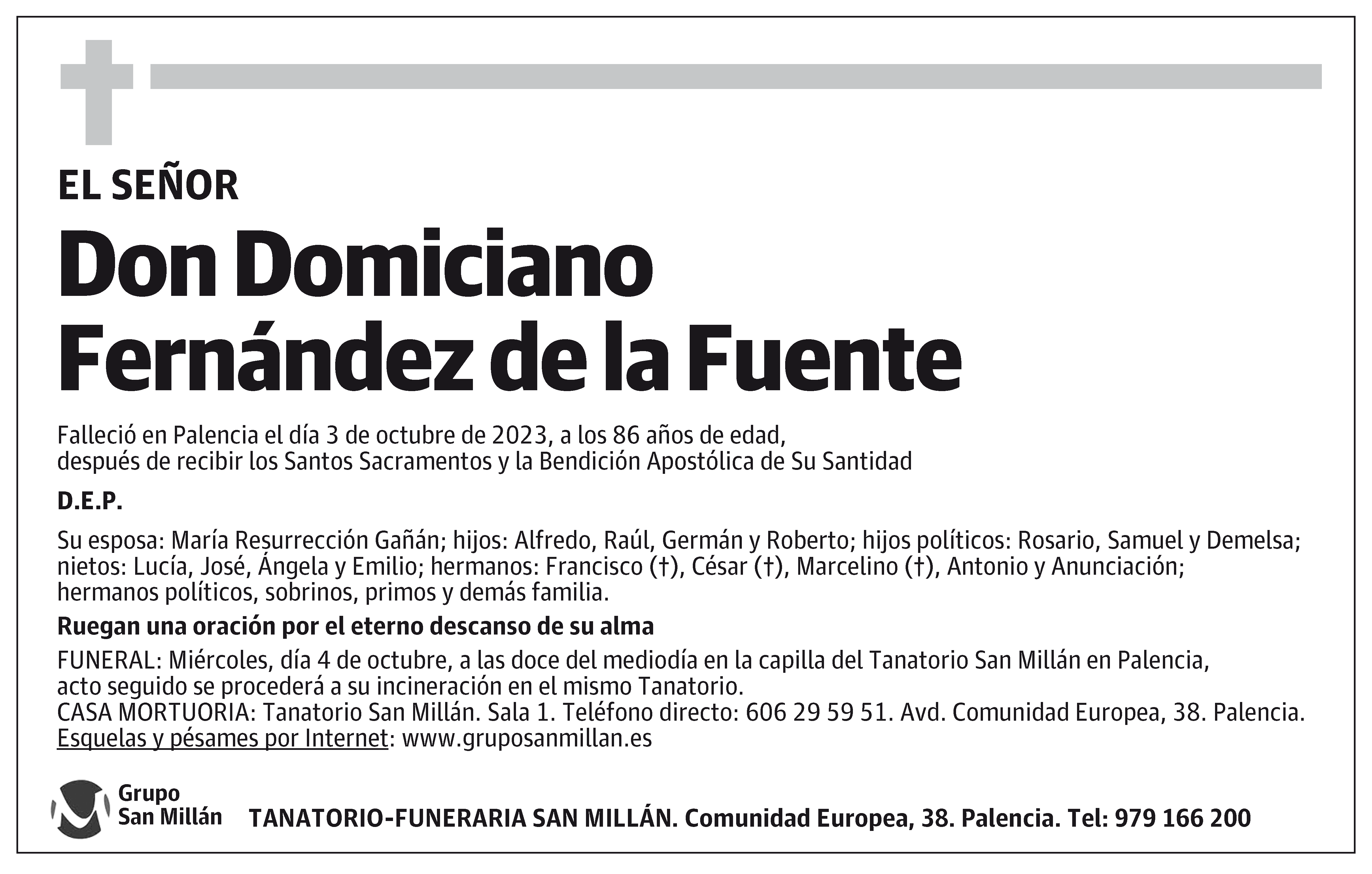 Domiciano Fernández de la Fuente