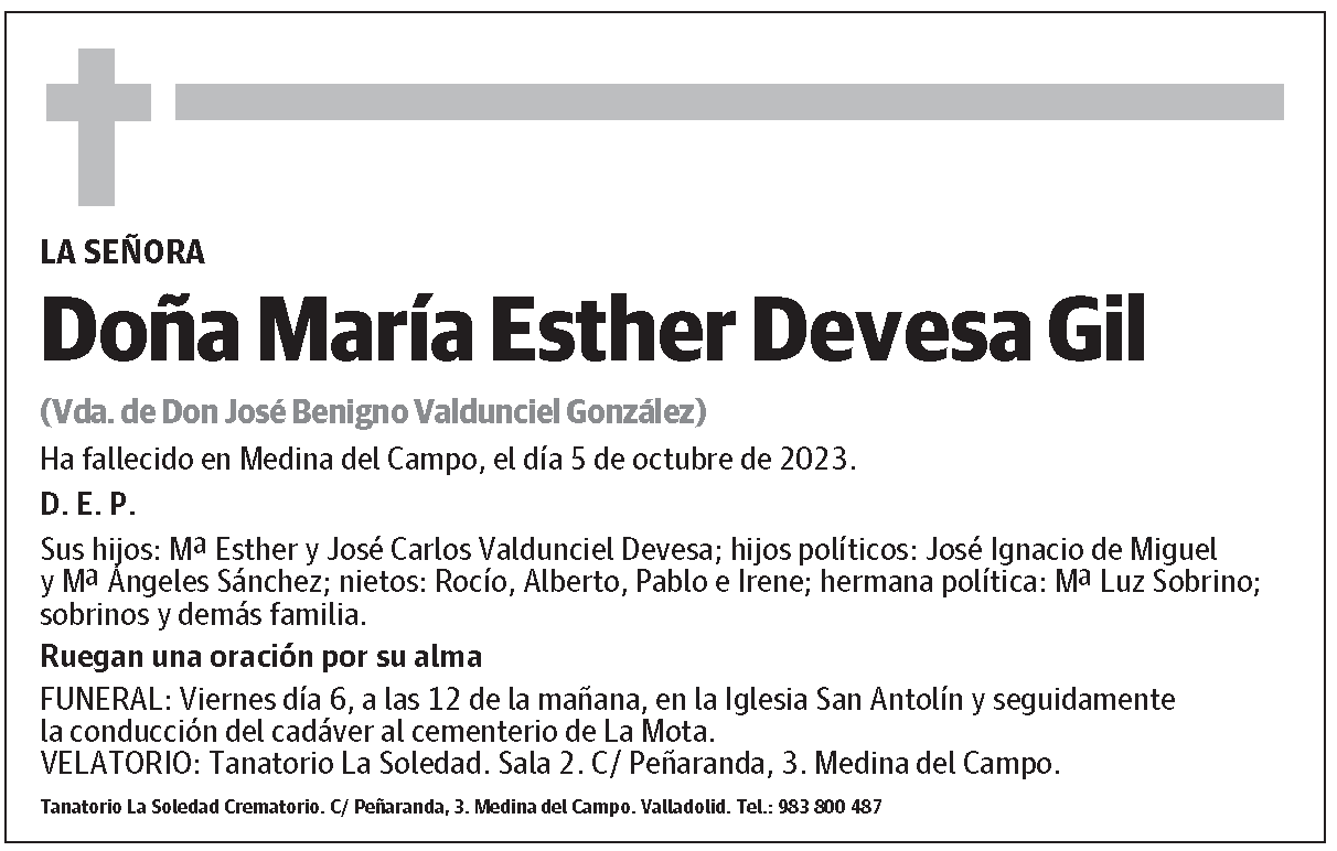 María Esther Devesa Gil