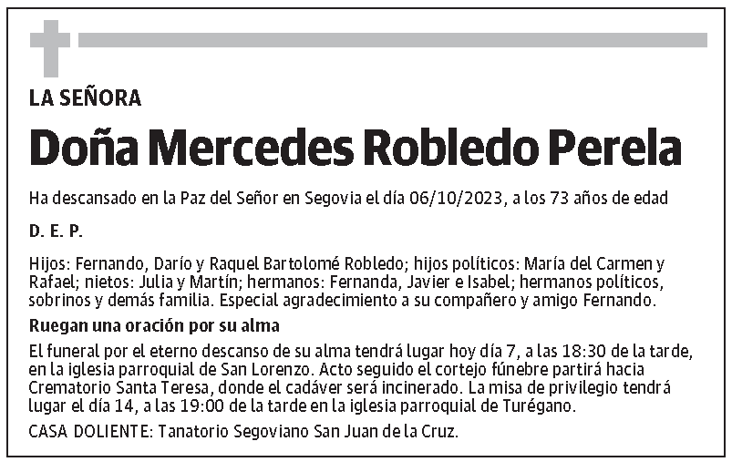 Mercedes Robledo Perela