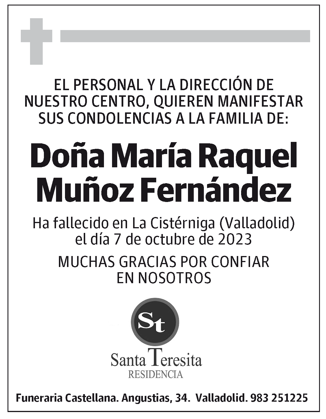 María Raquel Muñoz Fernández