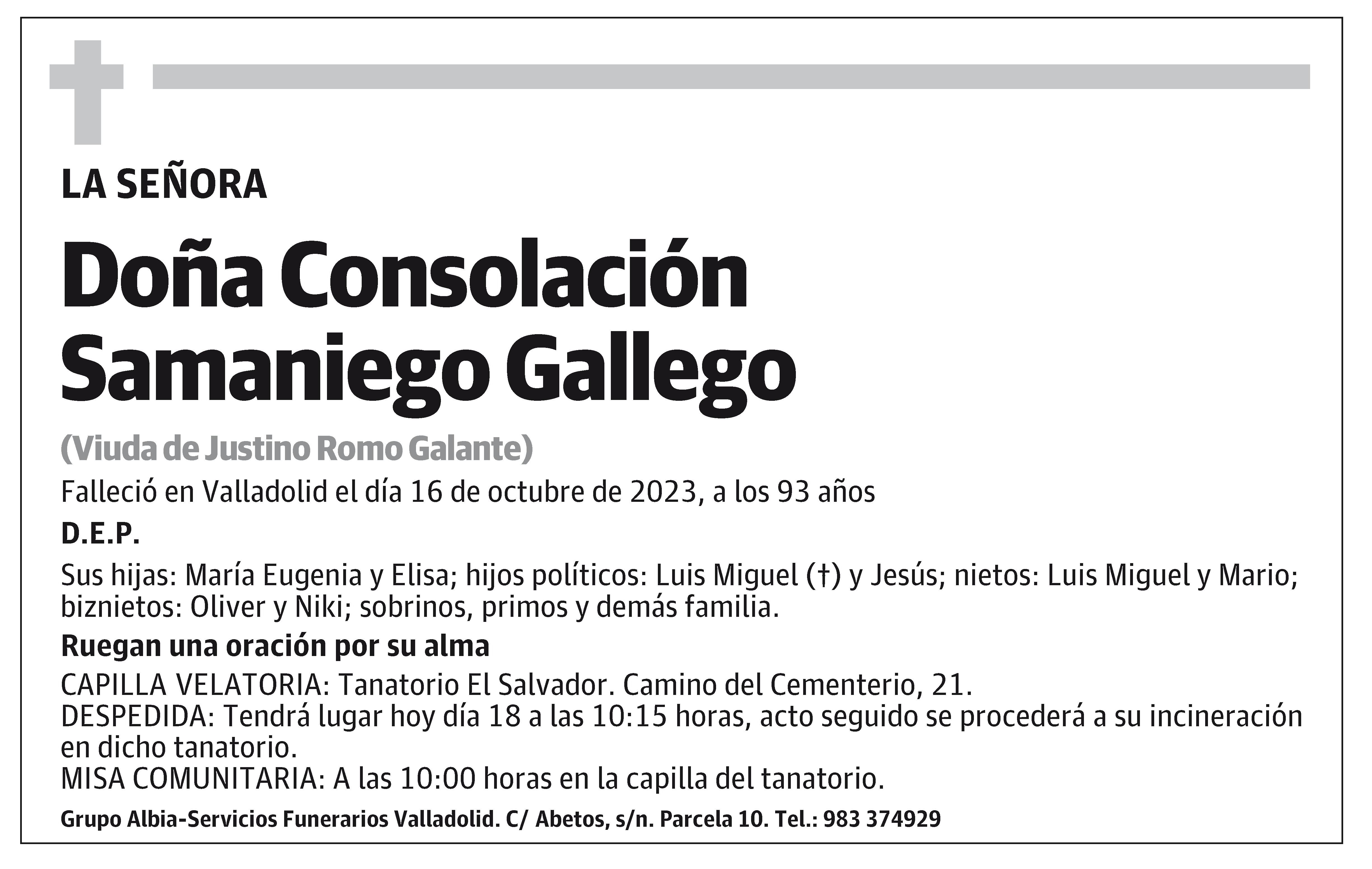 Consolación Samaniego Gallego