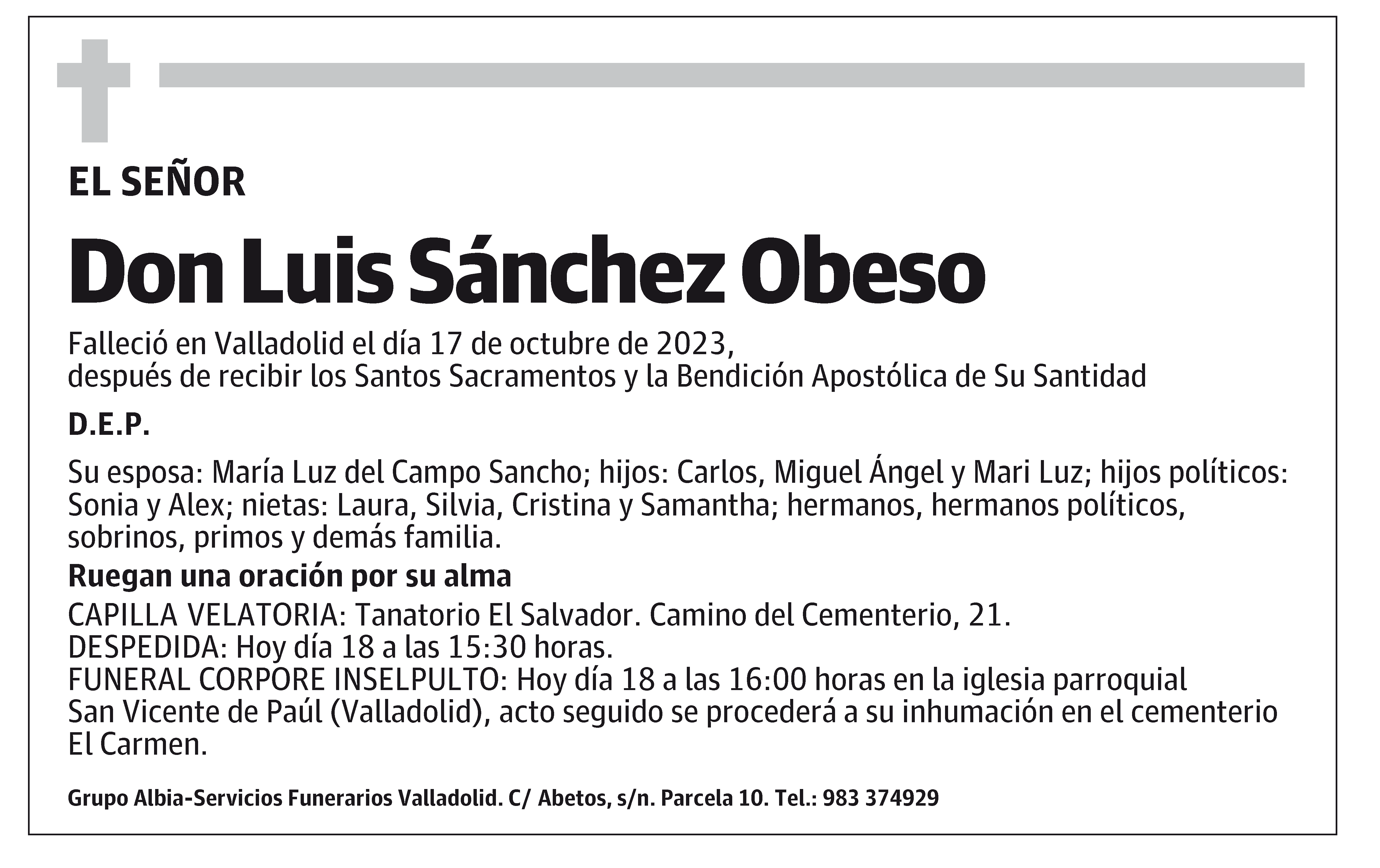 Luis Sánchez Obeso