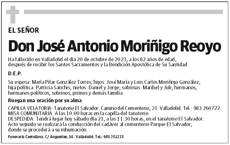 José Antonio Moriñigo Reoyo