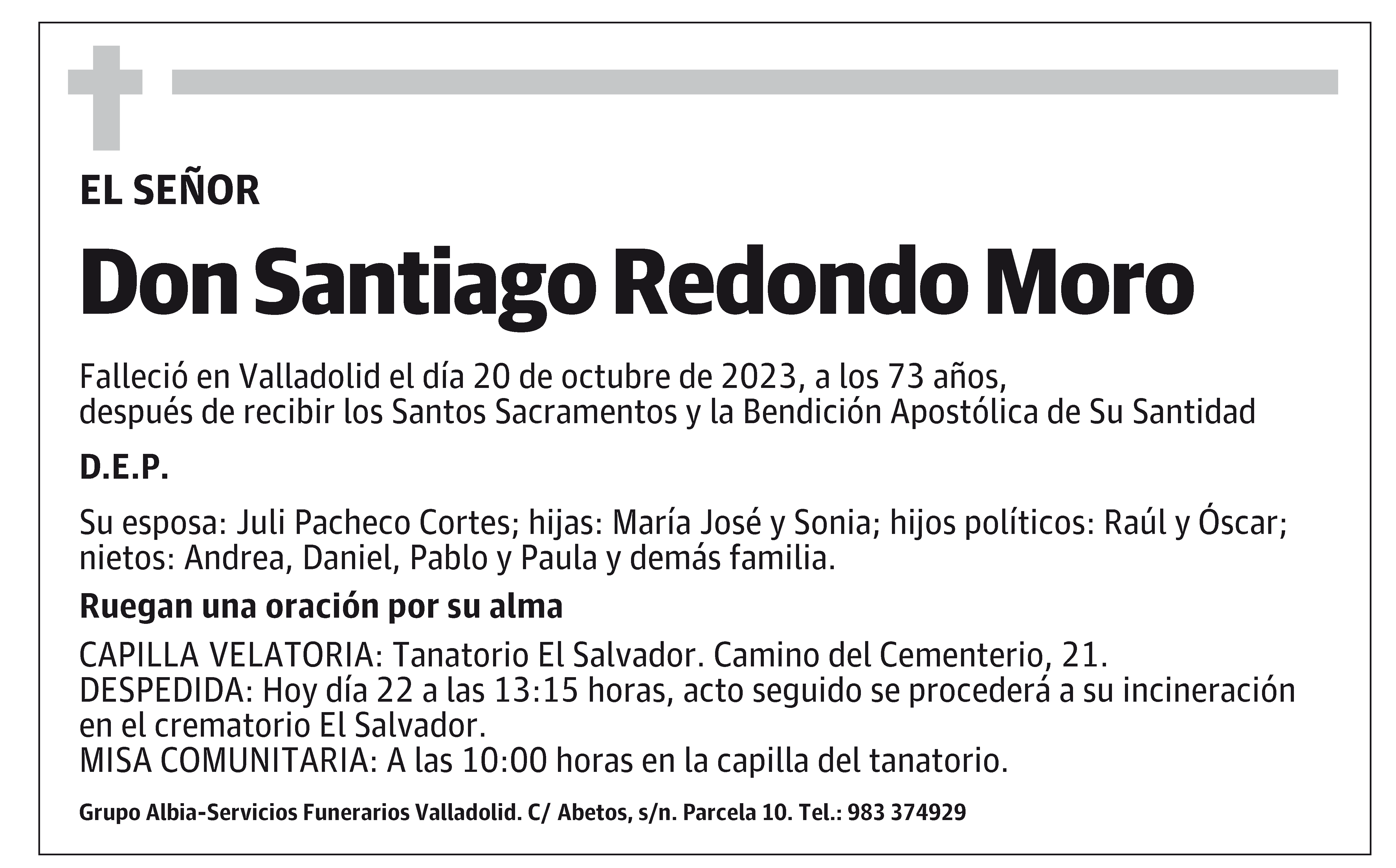Santiago Redondo Moro