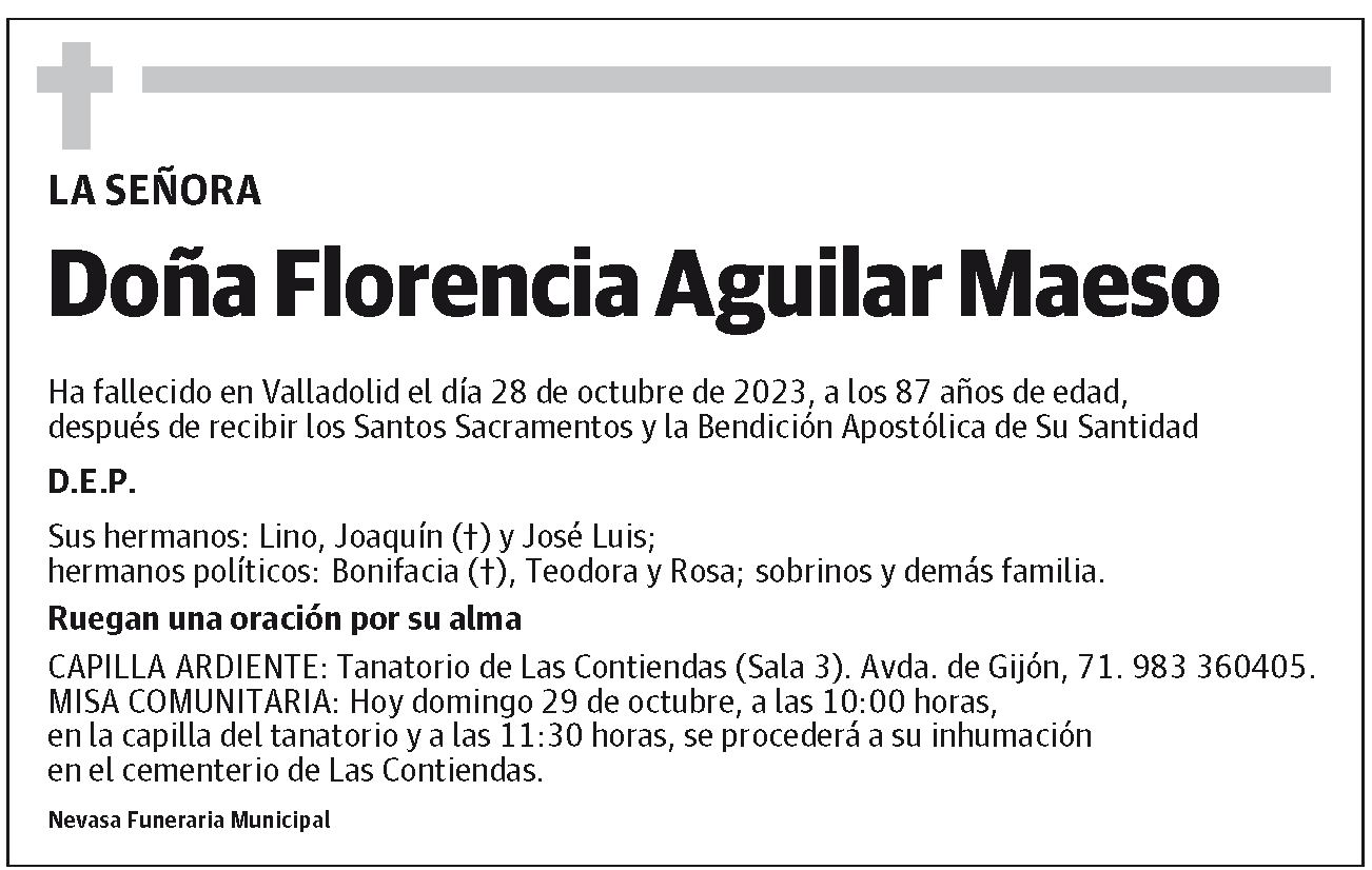 Florencia Aguilar Maeso