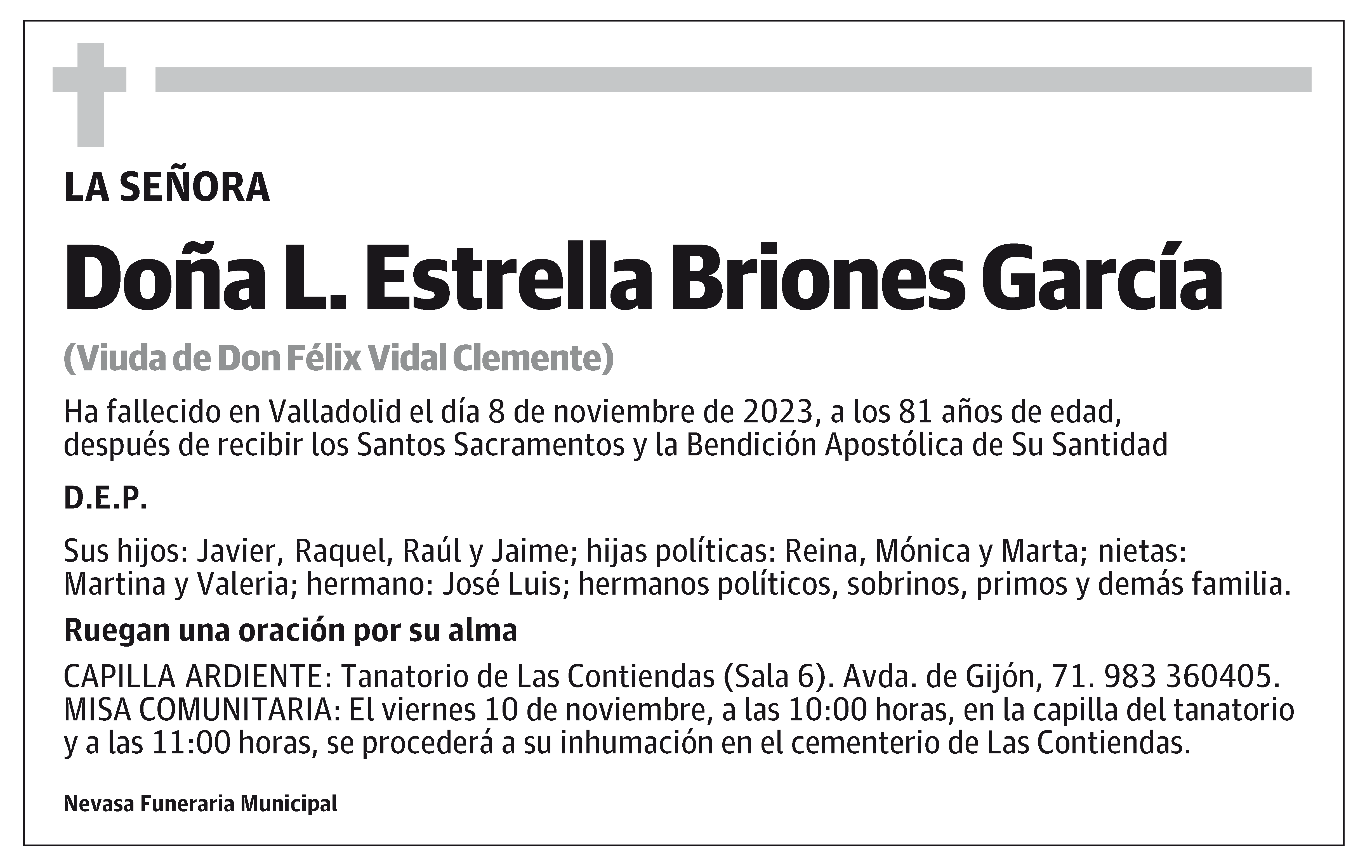 L. Estrella Briones García