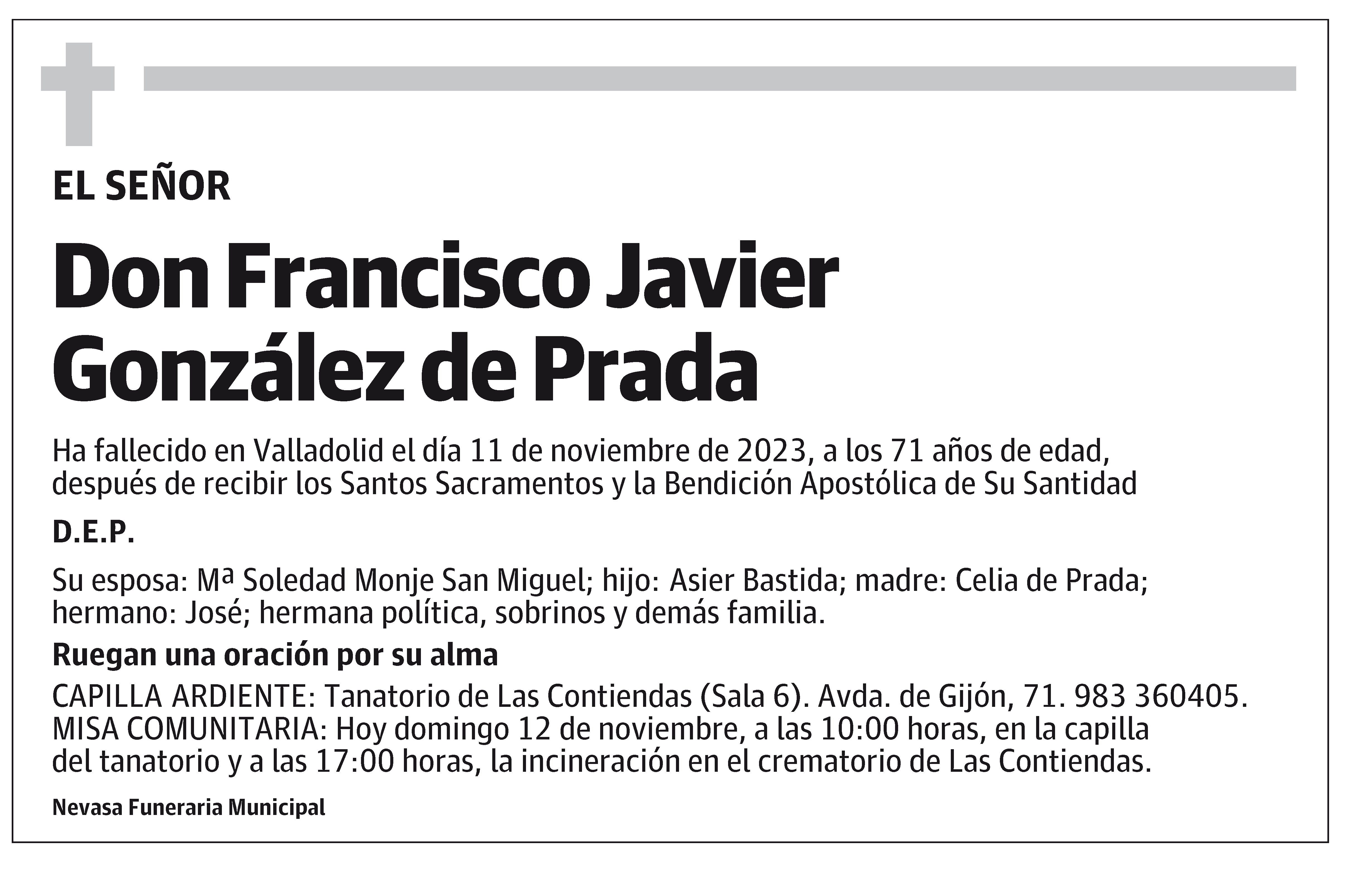 Francisco Javier González de Prada