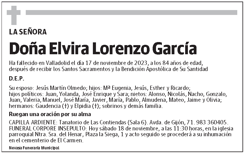 Elvira Lorenzo García