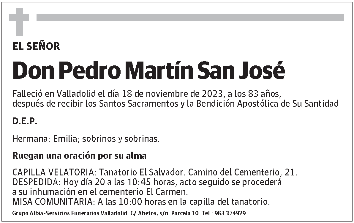 Pedro Martín San José