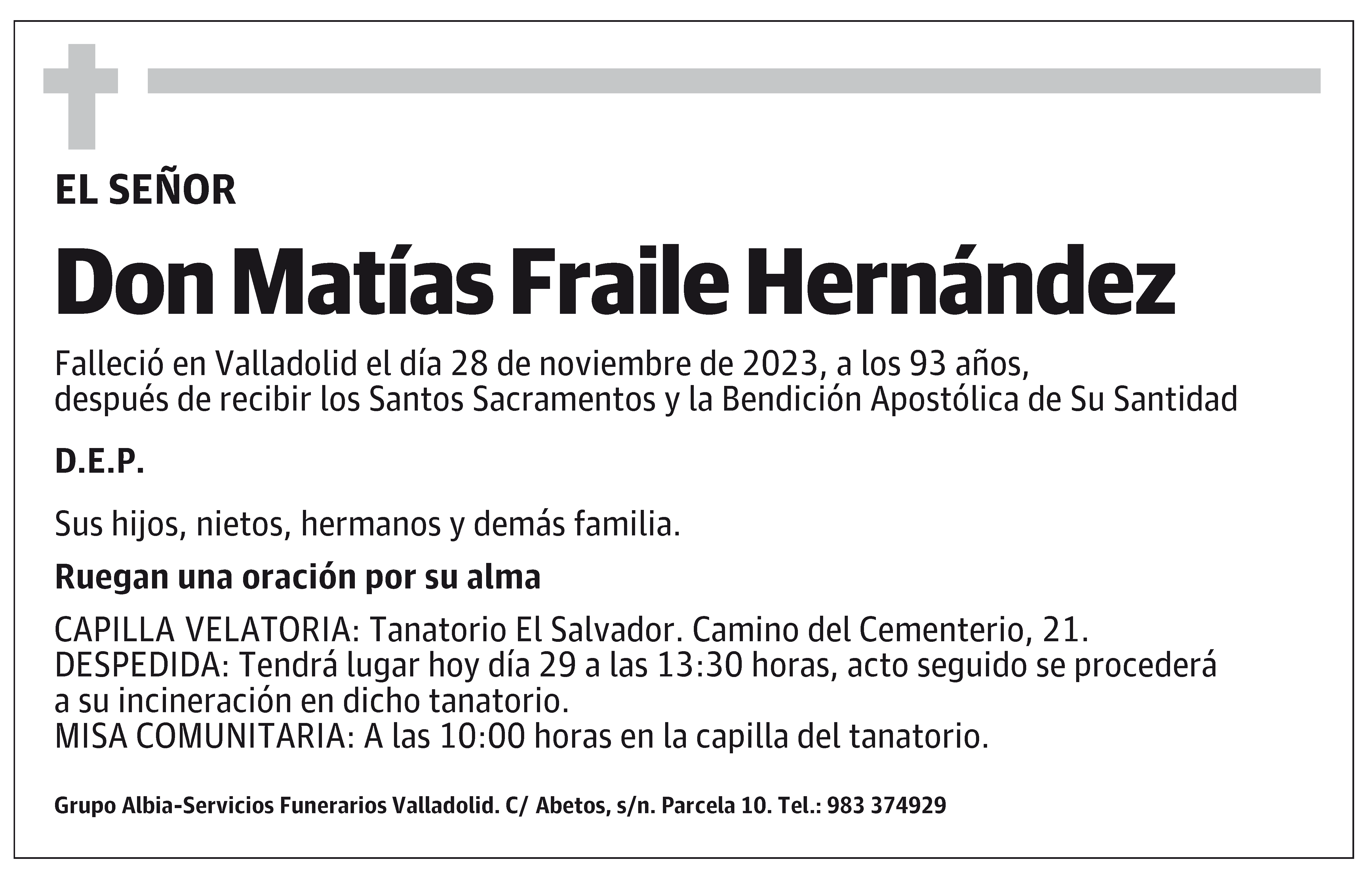 Matías Fraile Hernández