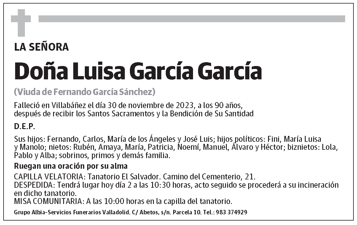 Luisa García García