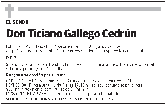 Ticiano Gallego Cedrún