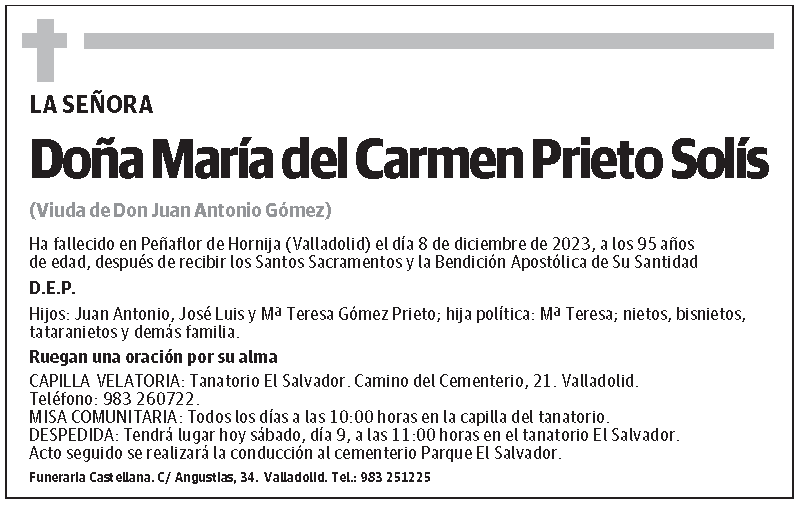 María del Carmen Prieto Solís