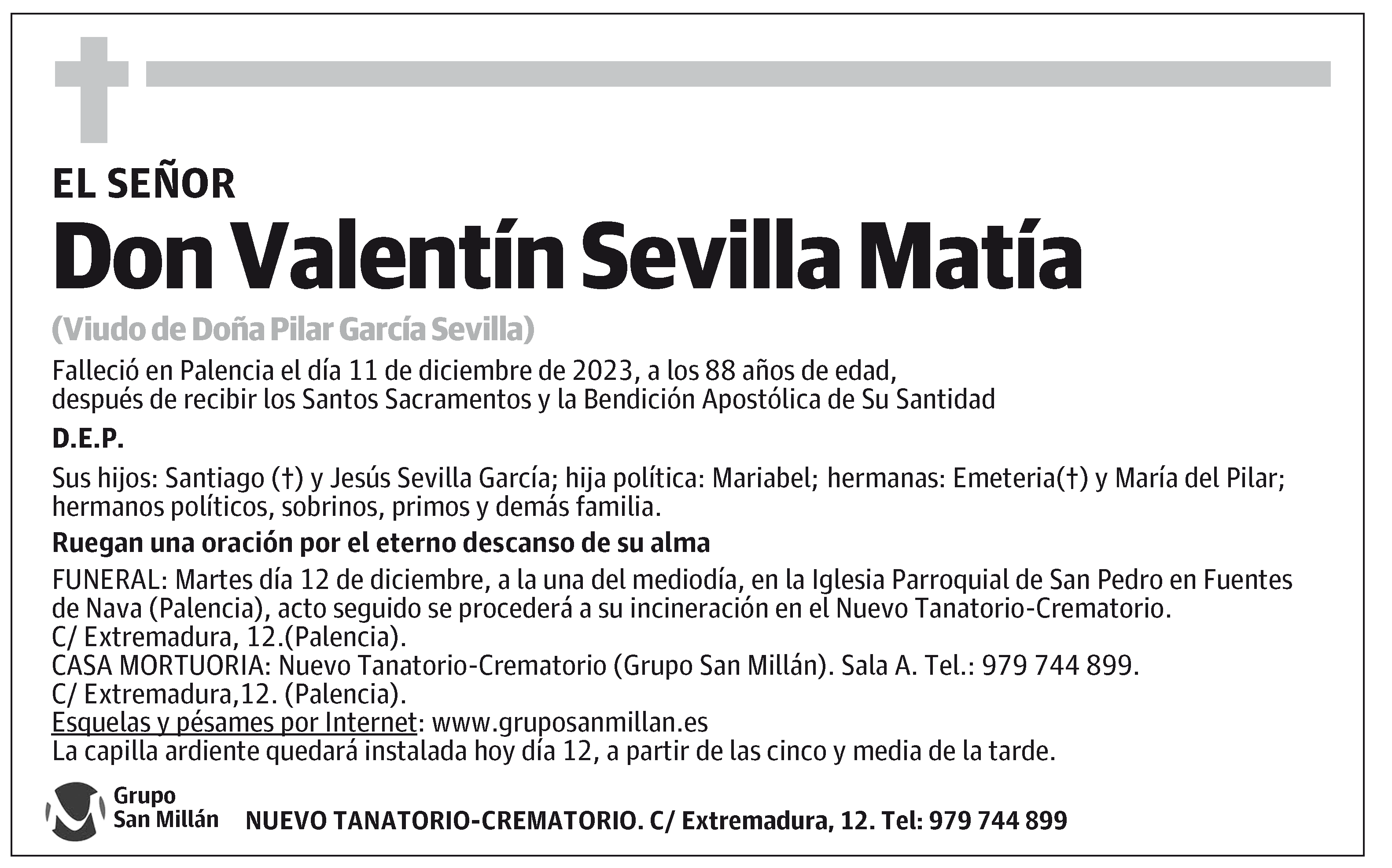 Valentín Sevilla Matía