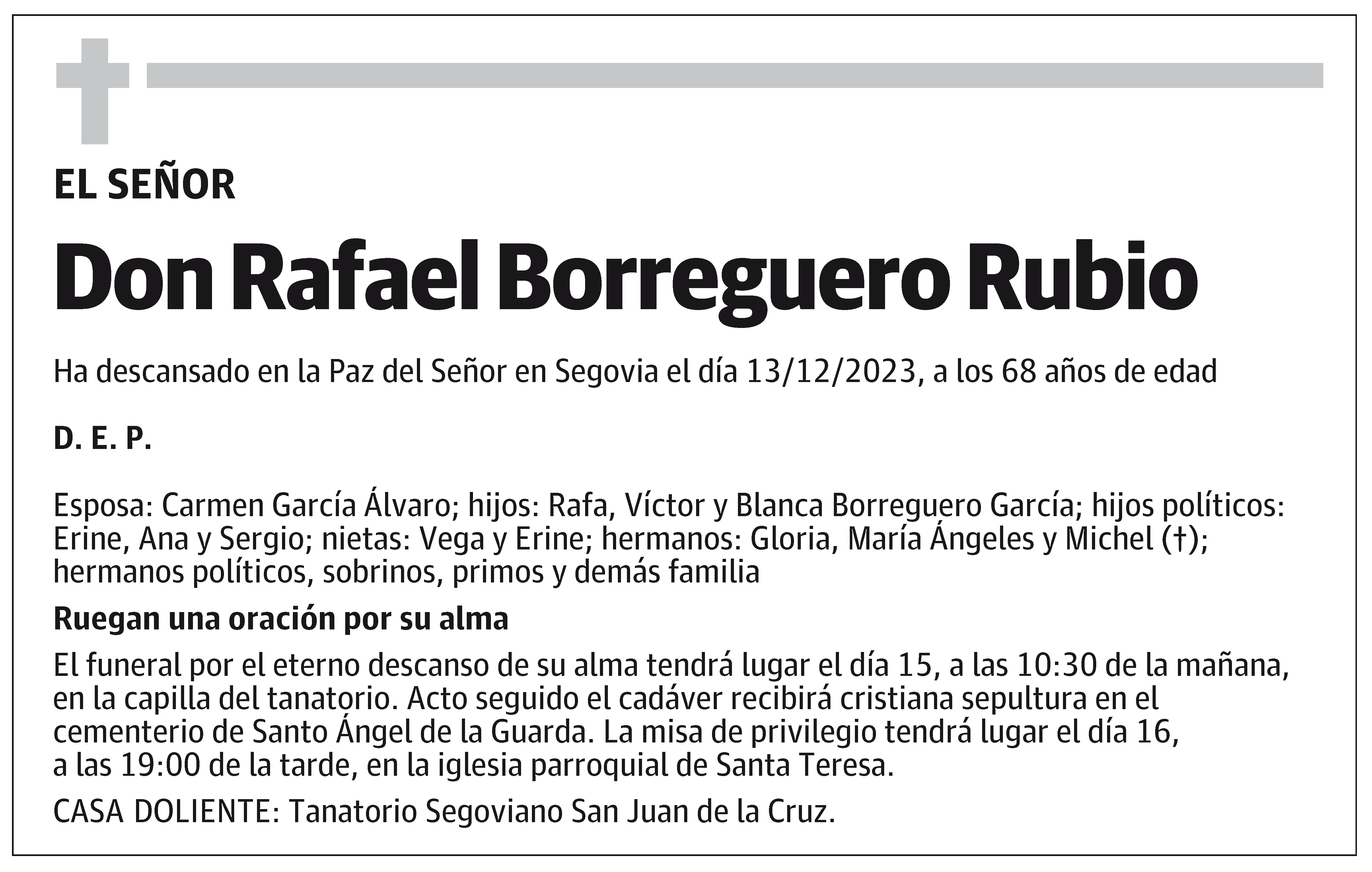 Rafael Borreguero Rubio
