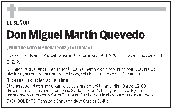 Miguel Martín Quevedo