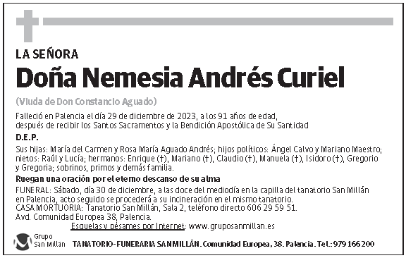 Nemesia Andrés Curiel