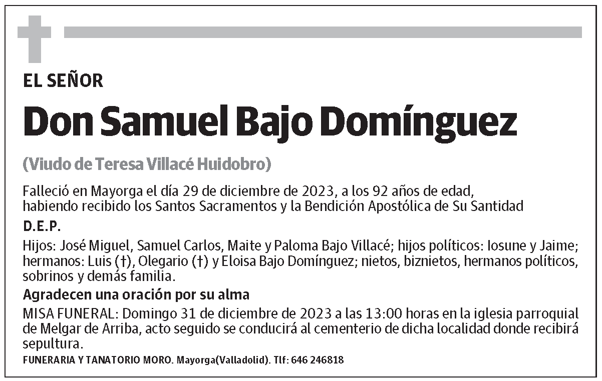 Samuel Bajo Domínguez
