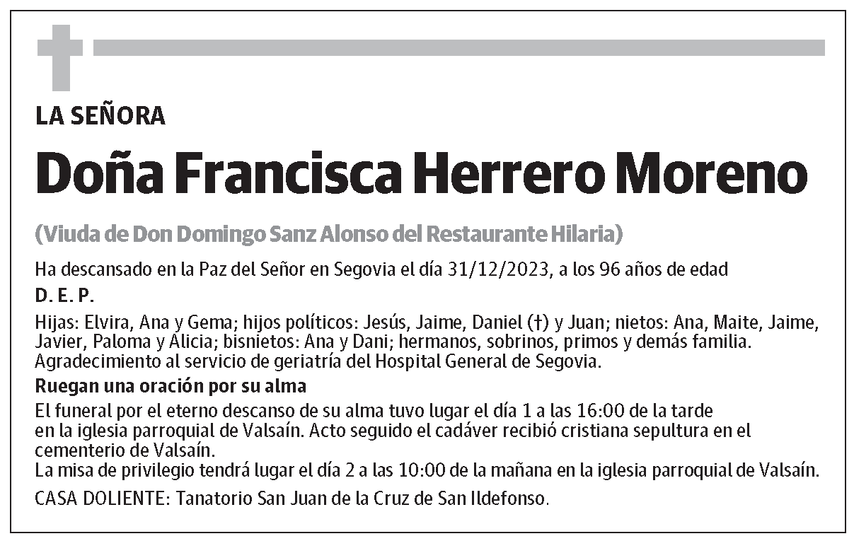 Francisca Herrero Moreno