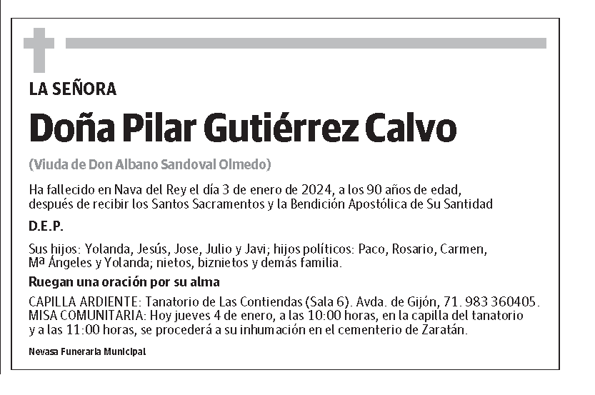 Pilar Gutiérrez Calvo