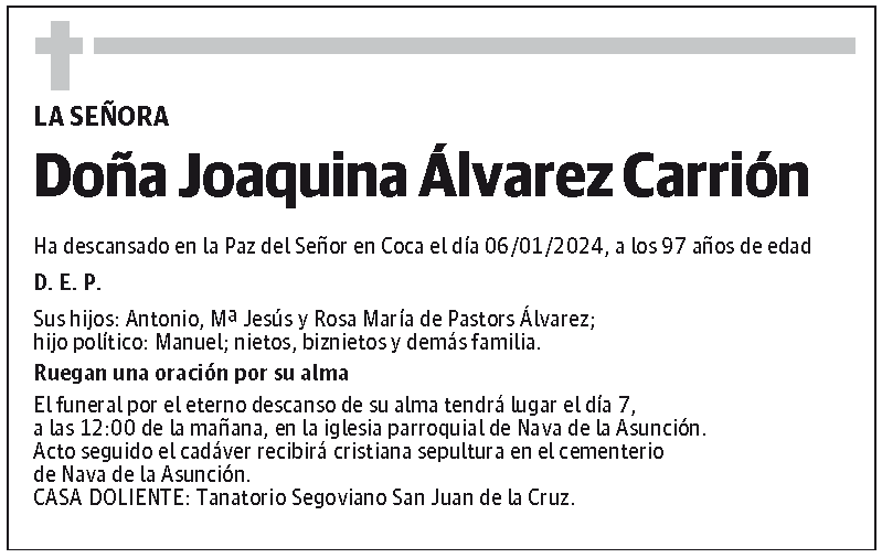 Joaquina Álvarez Carrión