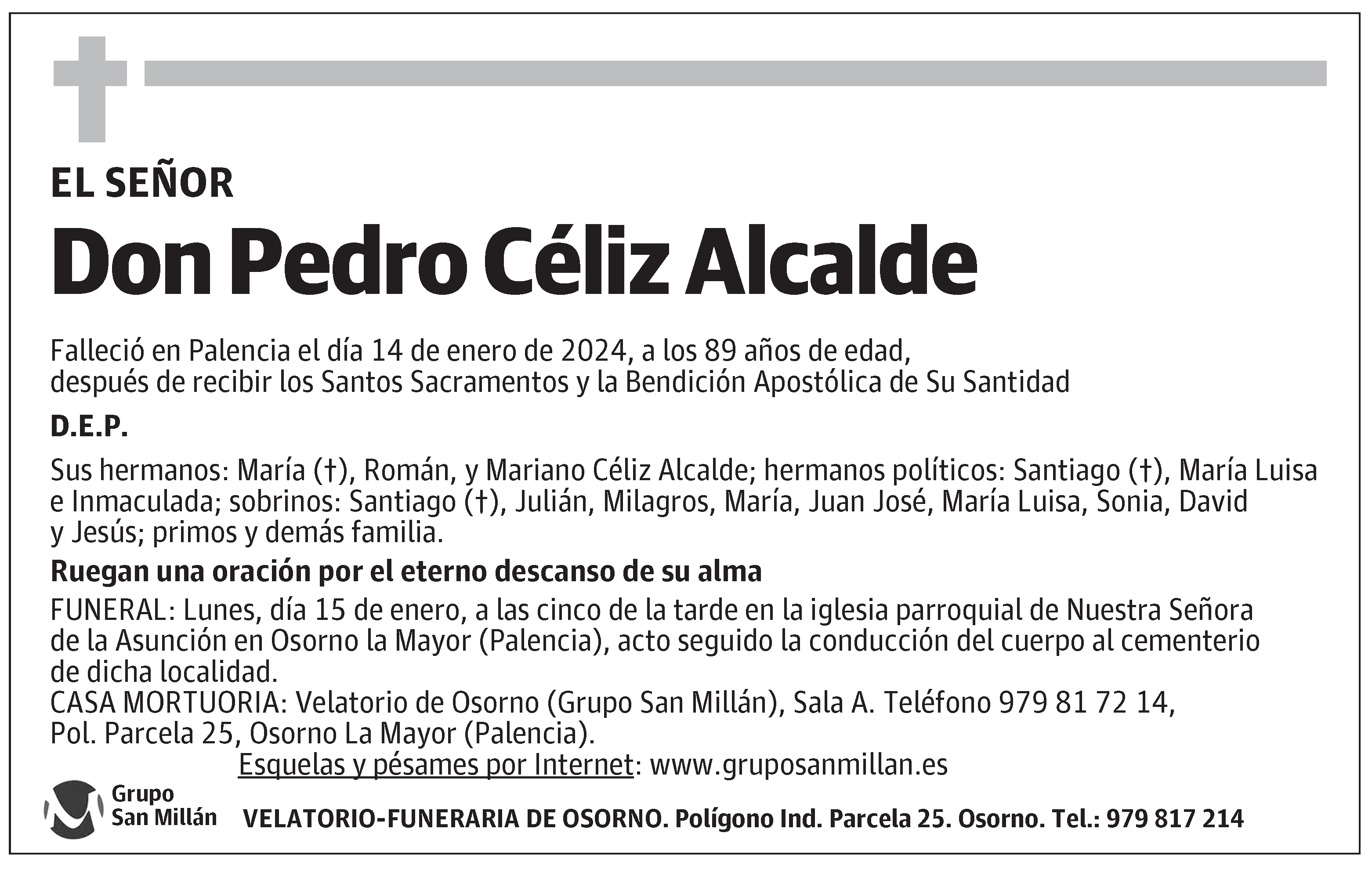 Pedro Céliz Alcalde
