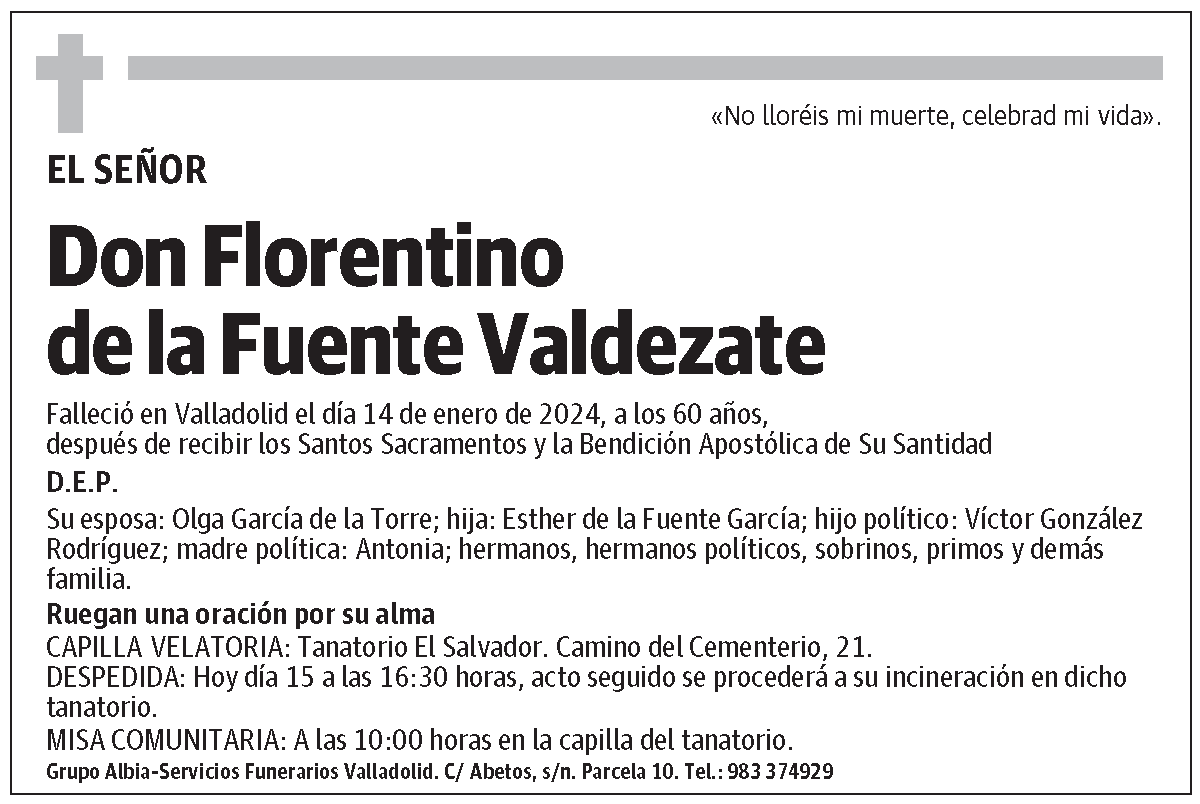 Florentino de la Fuente Valdezate
