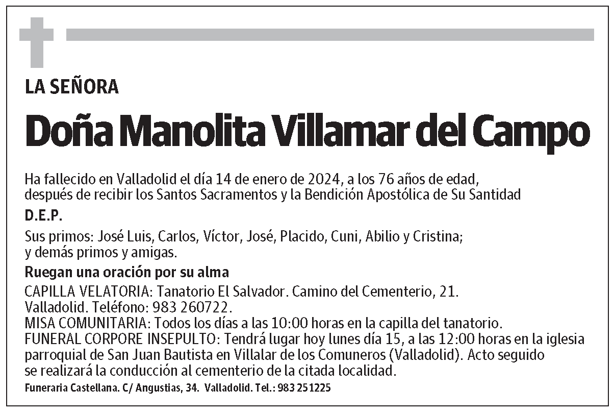 Manolita Villamar del Campo