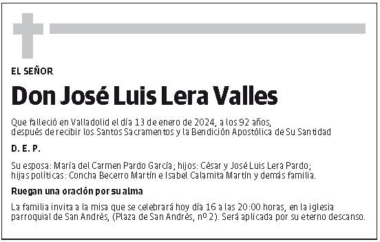 José Luis Lera Valles