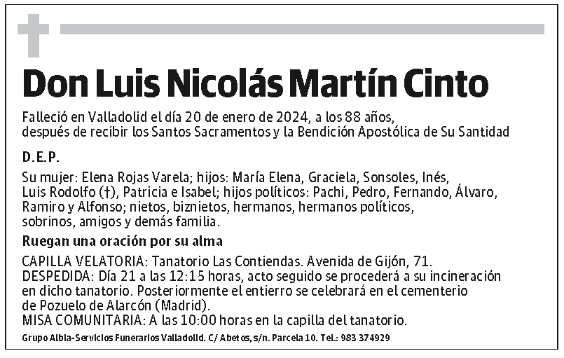Luis Nicolás Martín Cinto