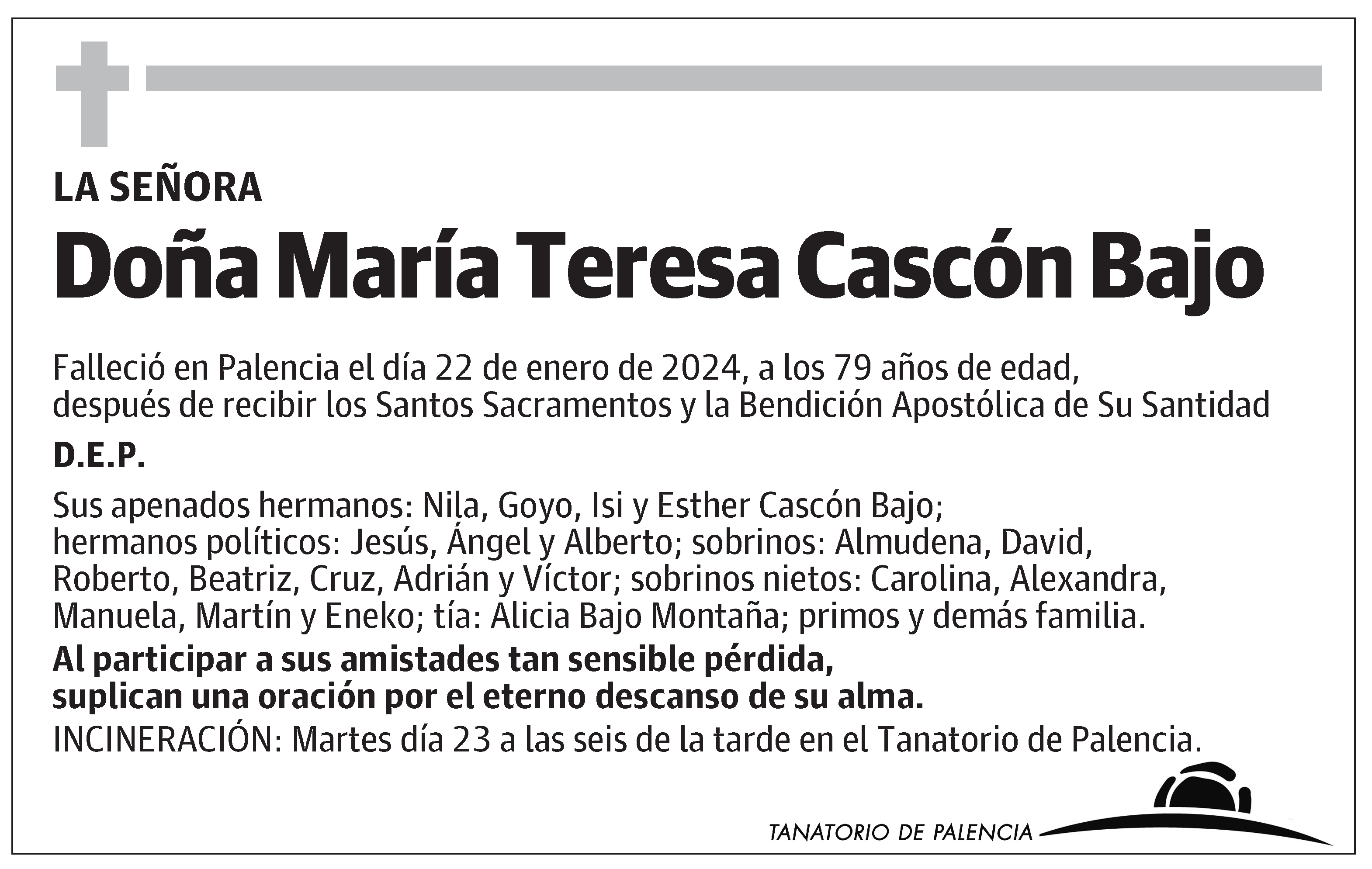 María Teresa Cascón Bajo