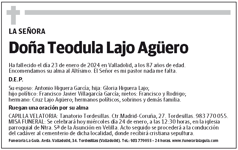Teodula Lajo Agüero