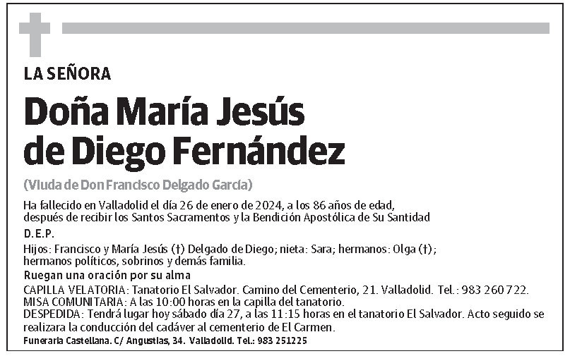María Jesús de Diego Fernández