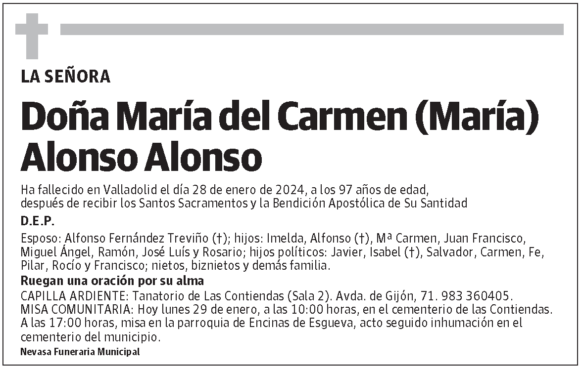 María del Carmen Alonso Alonso