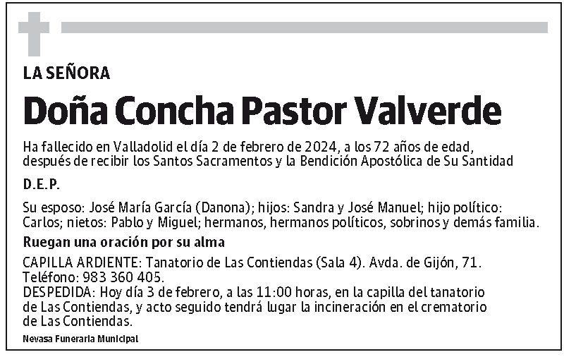 Concha Pastor Valverde