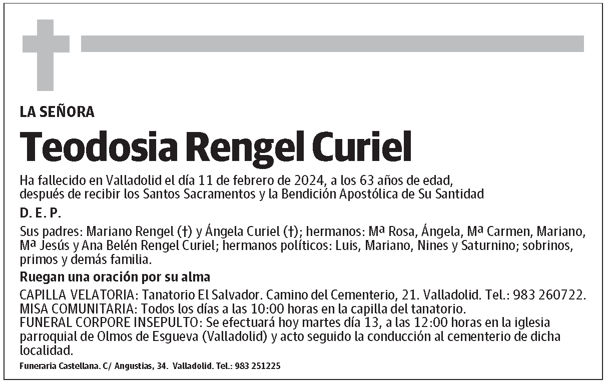 Teodosia Rengel Curiel