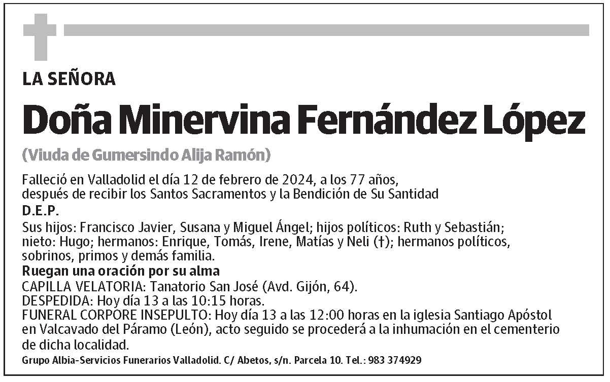 Minervina Fernández López