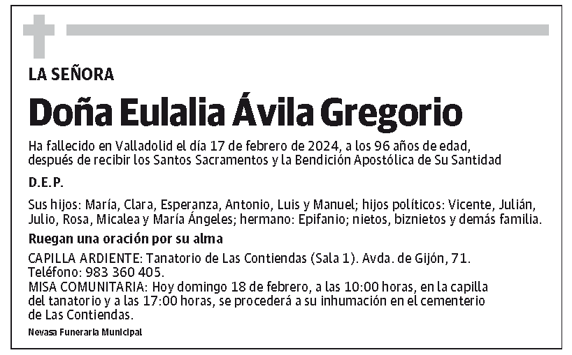 Eulalia Ávila Gregorio