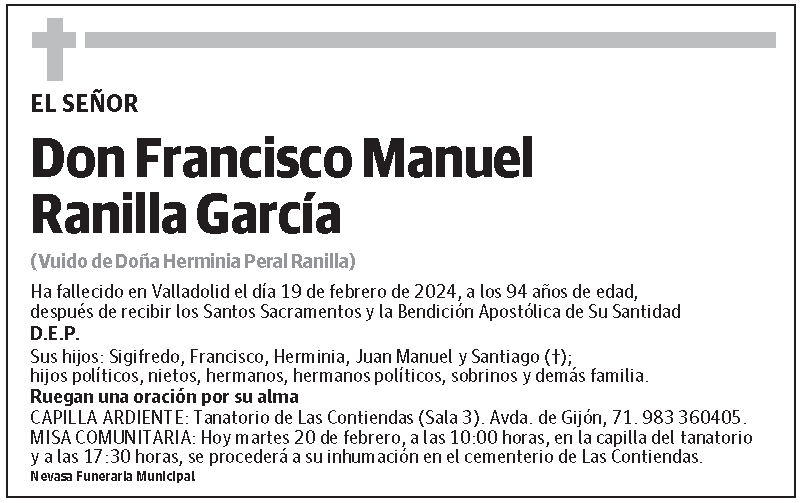 Francisco Manuel Ranilla García